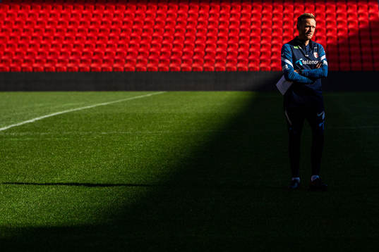 Martin Sjögren, head coach of the Norwegian women's