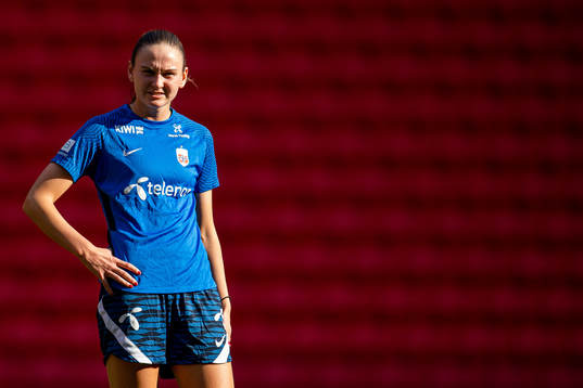 Vilde Hasund of the Norwegian women's national football team