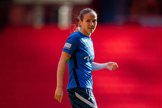 Guro Reiten of the Norwegian women's national football team