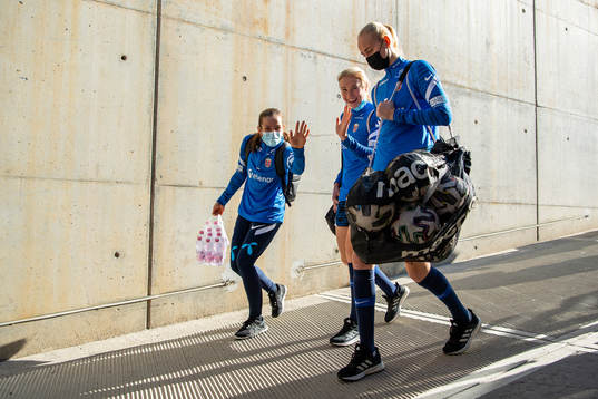 Tuva Hansen, Julie Blakstad and Emilie Bragstad of the