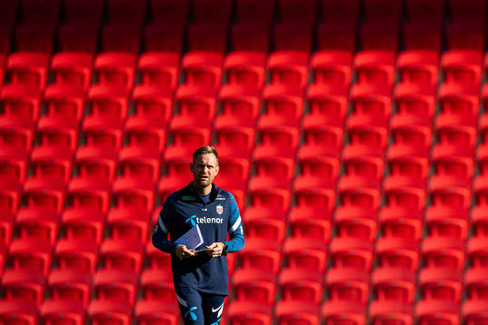 Martin Sjögren, head coach of the Norwegian women's