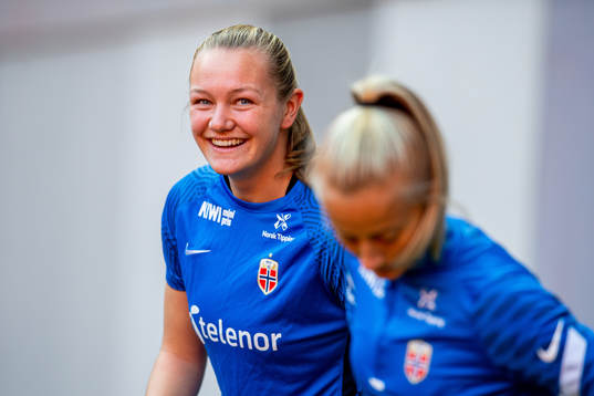 Frida Maanum of the Norwegian women's national football team