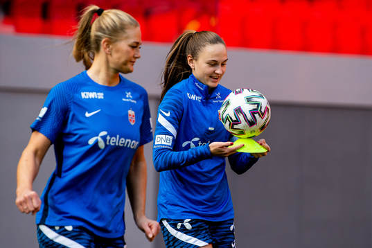 Vilde Hasund of the Norwegian women's national football team