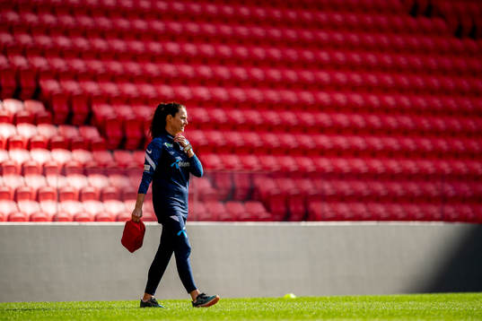 Margareta Endresen, physio of the Norwegian women's