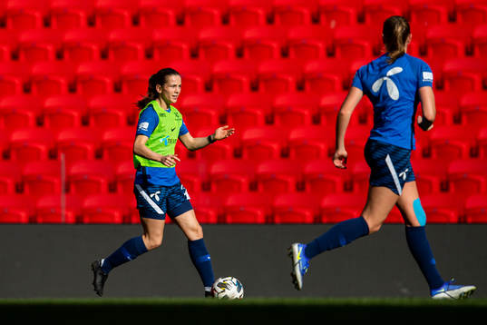 Tuva Hansen of the Norwegian women's national football team