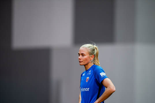 Guro Bergsvand of the Norwegian women's national football