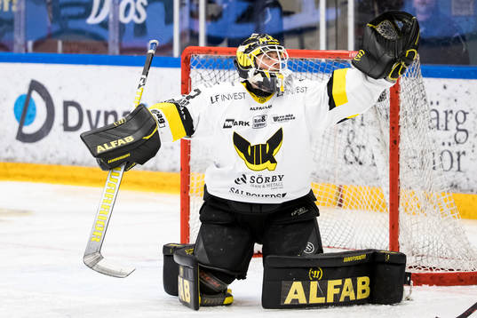 Västerås målvakt Johan Gustafsson