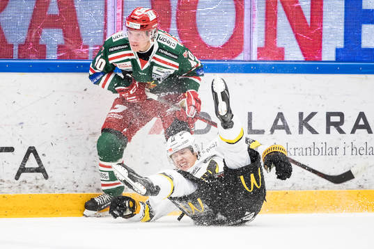 Moras Anton Heikkinen och Västerås Mikael Hakkarainen