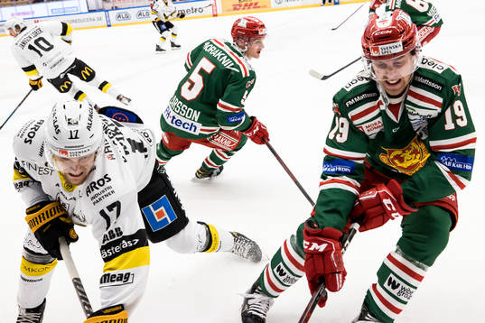 Moras Johan Persson och Västerås William Wikman
