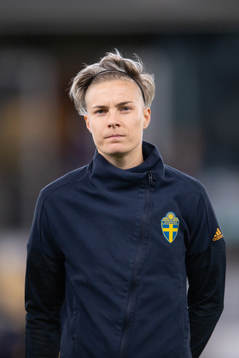 Lina Hurtig of Sweden at lineup