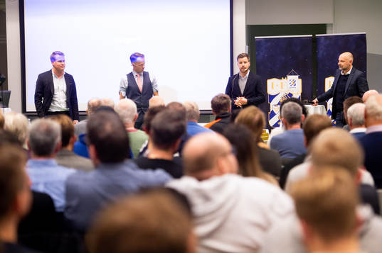 Ekonomichef Marcus Hermansson, Ordförande Richard