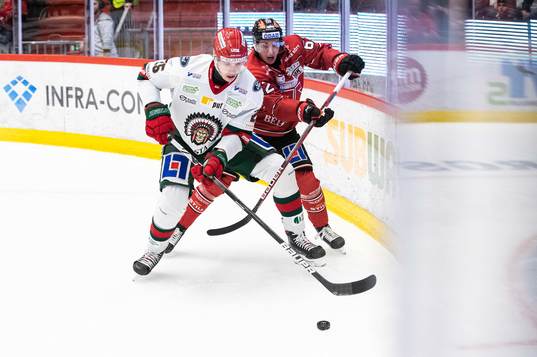 Frölundas Elmer Söderblom och Örebros Robert Leino