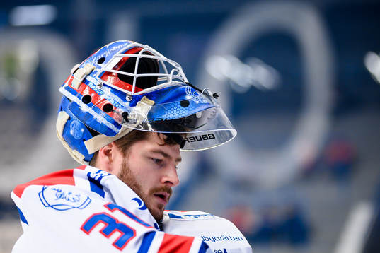 Oskarshamns målvakt Tim Juel