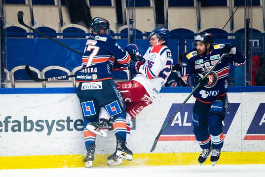 Växjös Martin Lundberg och Oskarshamns Lukas Pilö