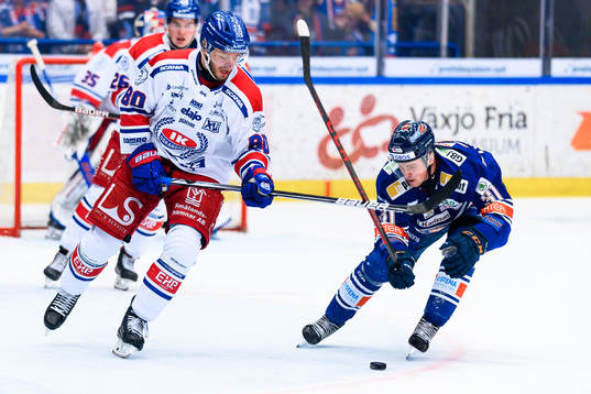 Oskarshamns Tomas Zohorna och Växjös Olle Lycksell