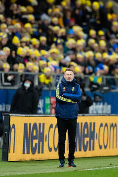 Head coach Peter Gerhardsson of Sweden