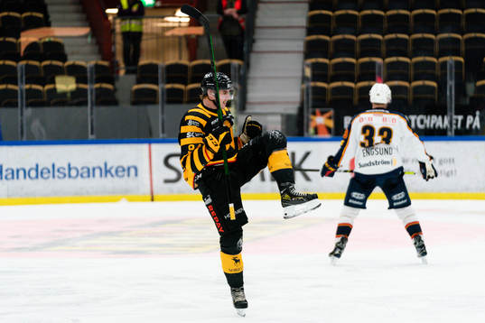 Skellefteås Linus Karlsson jublar