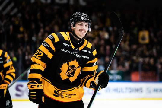 Skellefteås Jonathan Johnson jublar