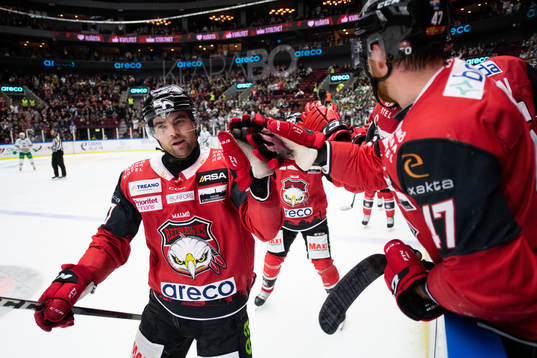 Malmö Redhawks Ponthus Westerholm jublar