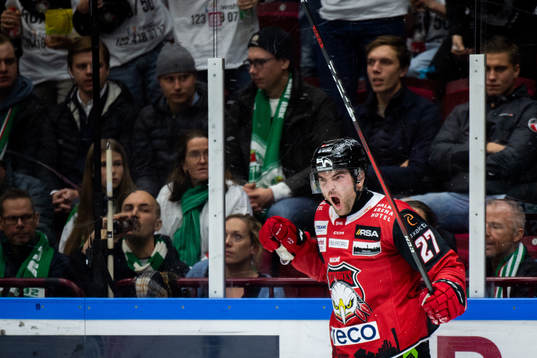 Malmö Redhawks Ponthus Westerholm jublar