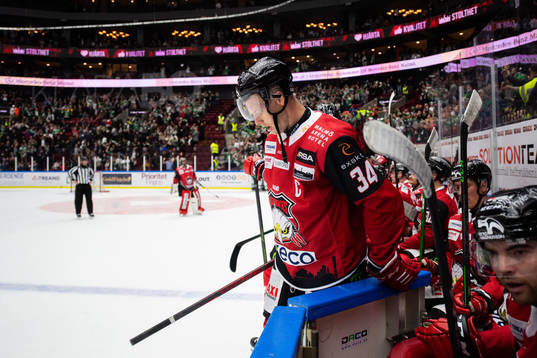 Malmö Redhawks Carl Söderberg deppar
