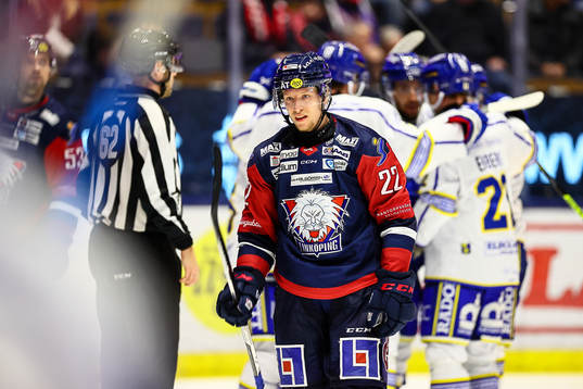 Linköpings Vilmos Gallo deppar