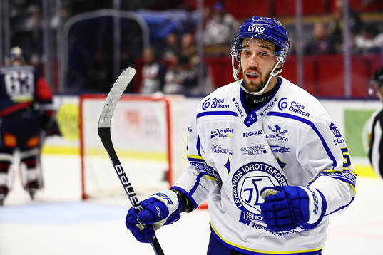 Leksands Max Veronneau jublar