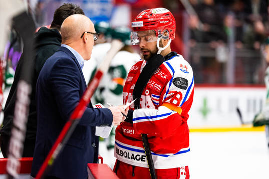 Timrås tränare Fredrik Andersson och Robin Hanzl