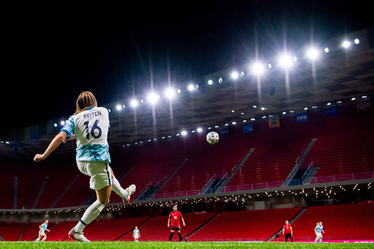 Bläddra bland fler bilder av Football, FIFA Women's World Cup Qualifier, Albania - Norway