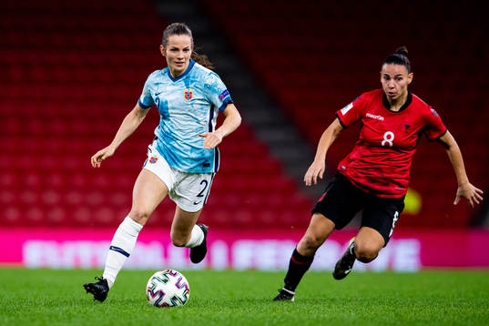 Tuva Hansen of Norway and Endrina Elezaj of Albania