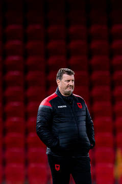 Armir Grimaj, head coach of Albania