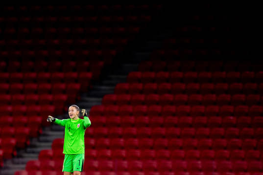 Goalkeeper Cecilie Fiskerstrand of Norway