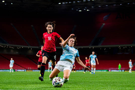 Ezmiralda Franja of Albania and Vilde Bøe Risa of Norway