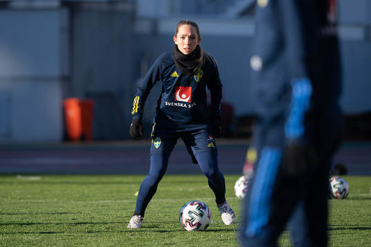 Elin Rubensson of the Swedish women's national football team