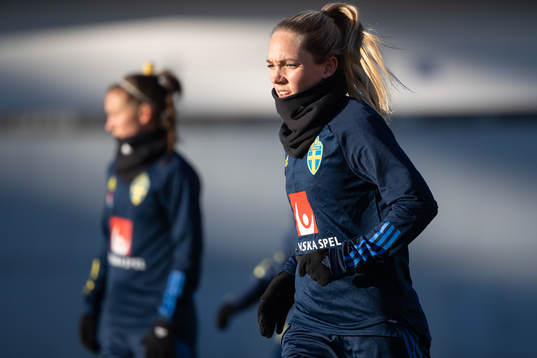 Elin Rubensson of the Swedish women's national football team