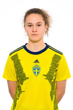 Tuva Bylund i F16-landslaget
