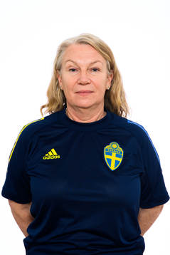 Koordinator Ingela Ringnell i F16-landslaget