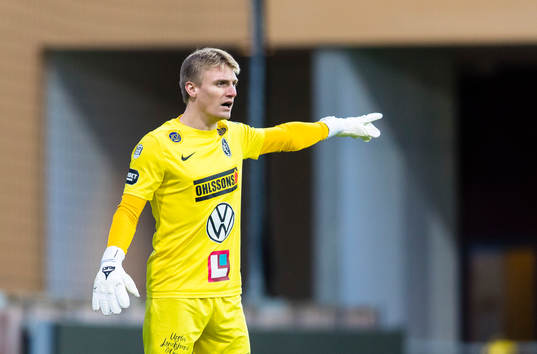 Landskronas målvakt Svante Hildeman