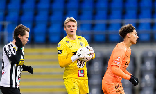 Landskronas målvakt Svante Hildeman