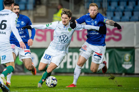 Jönköpings Robin Book och Trelleborgs Jesper Modig