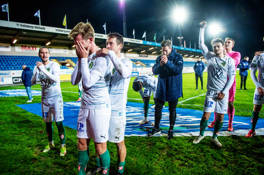 under fotbollsmatchen i Superettan mellan Trelleborg och