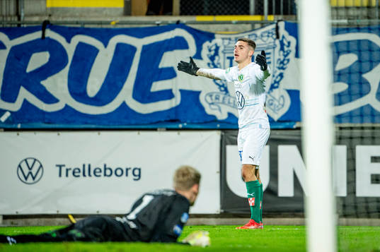 Jönköpings Marko Nikolic jublar