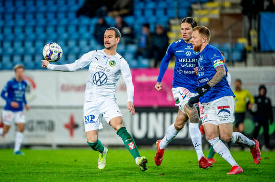 Jönköpings Edin Hamidovic mot Trelleborgs Isak Jönsson