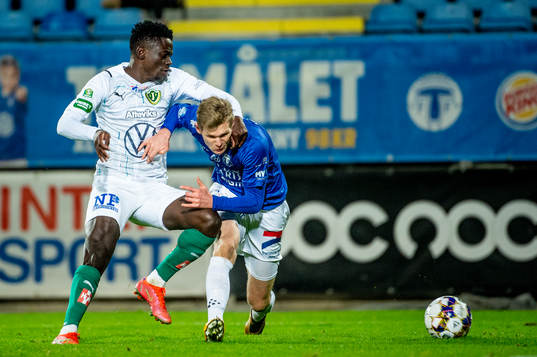 Jönköpings Eric Johana Omondi mot Trelleborgs Fritiof