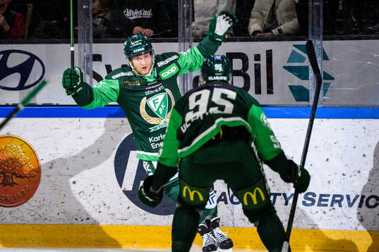 Färjestads Marcus Nilsson jublar