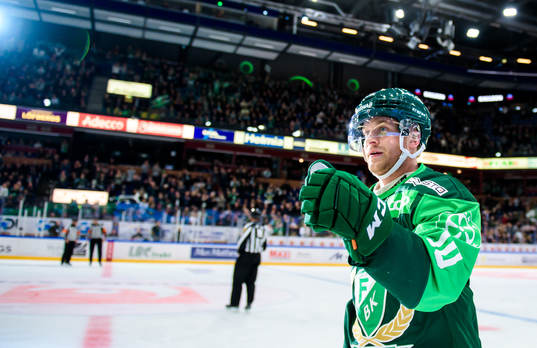 Färjestads Marcus Nilsson jublar