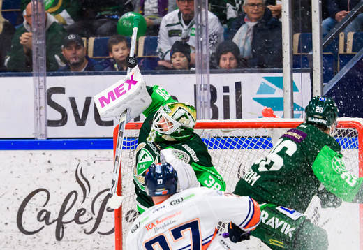 Färjestads målvakt Dominik Furch