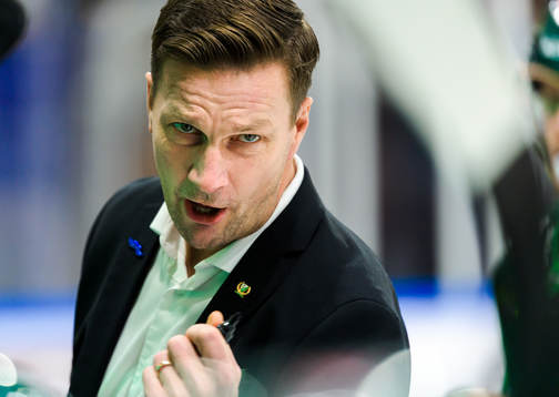 Färjestads tränare Johan Pennerborn