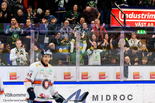 Färjestads supportrar julblar