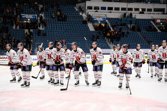 Örebros spelare jublar